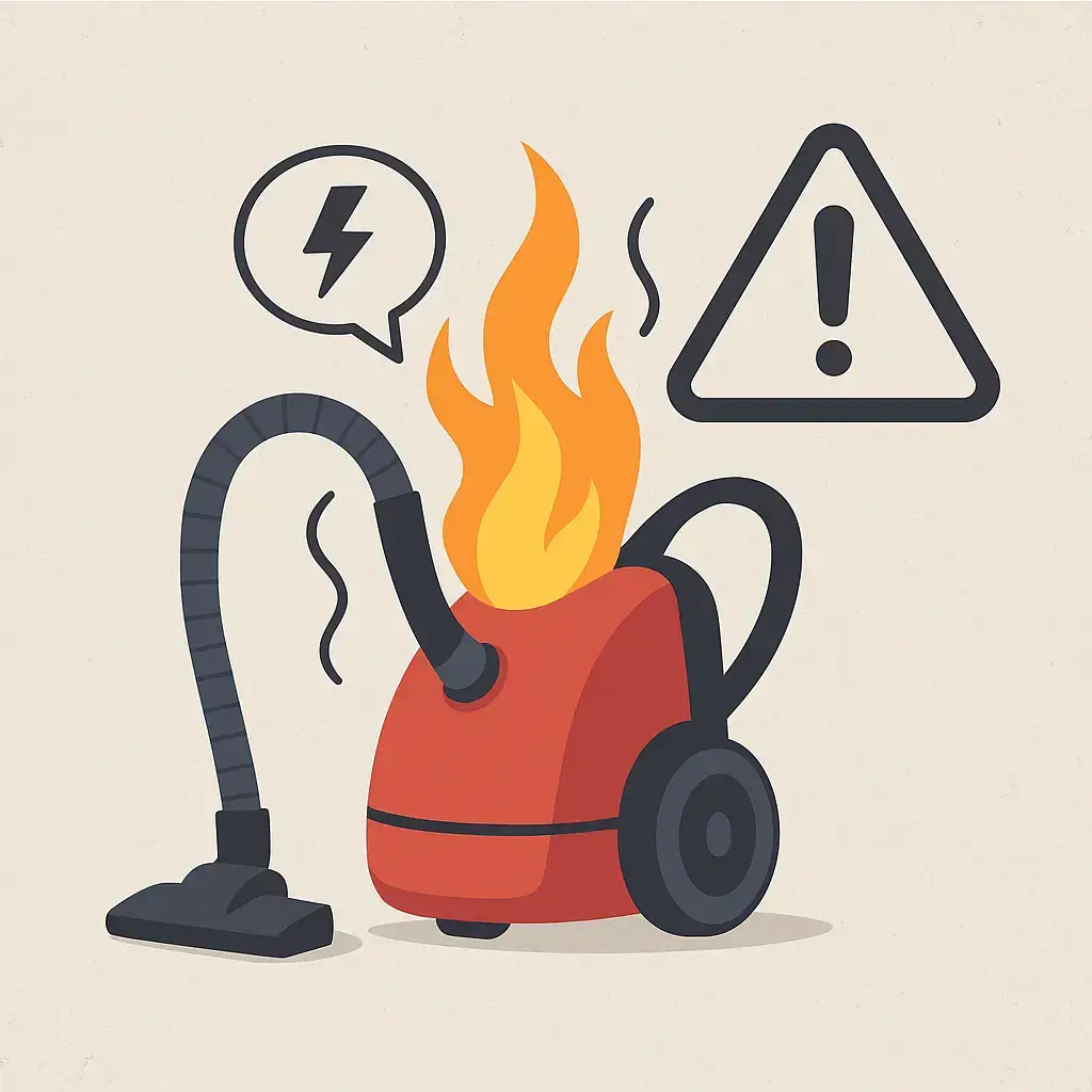 علائم سوختن جاروبرقی.پیشه وران