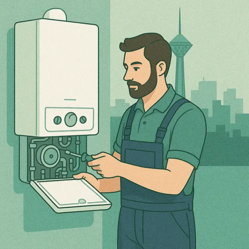 تعمیر پکیج در شرق تهران خدمات فوری، تخصصی و با ضمانت در محل.پیشه وران